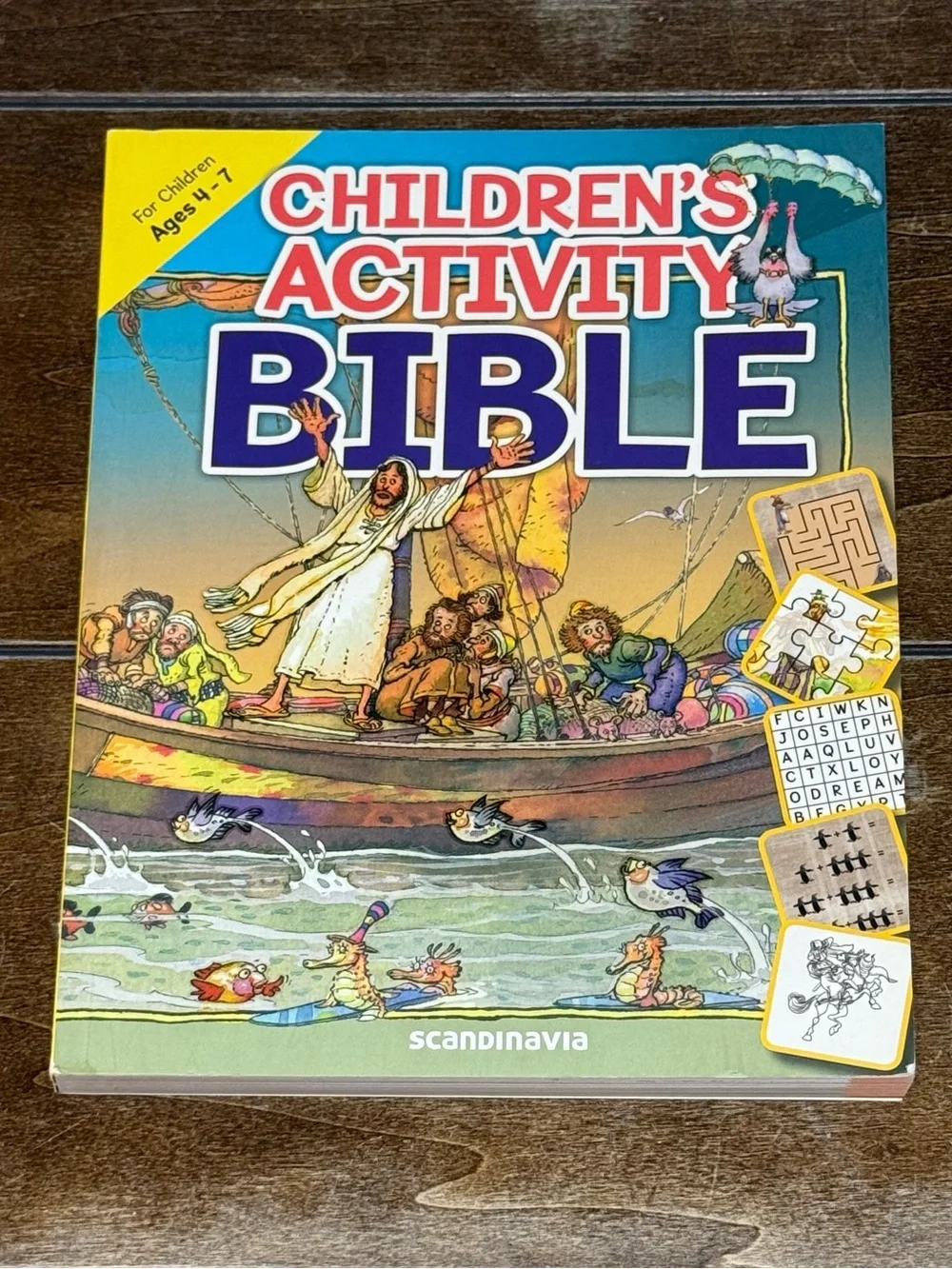 NEW Children’s Activity Bible & 2 Bible ABC Write-On & Wipe-Off Books (Lot of 3)